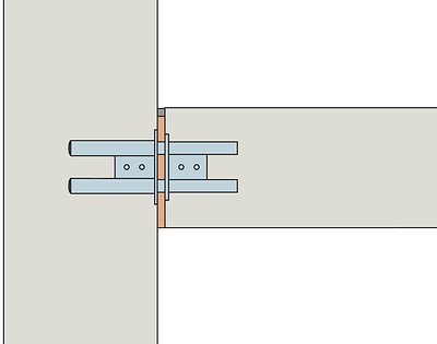 Shear dowels at diaphragm wall/slab connections